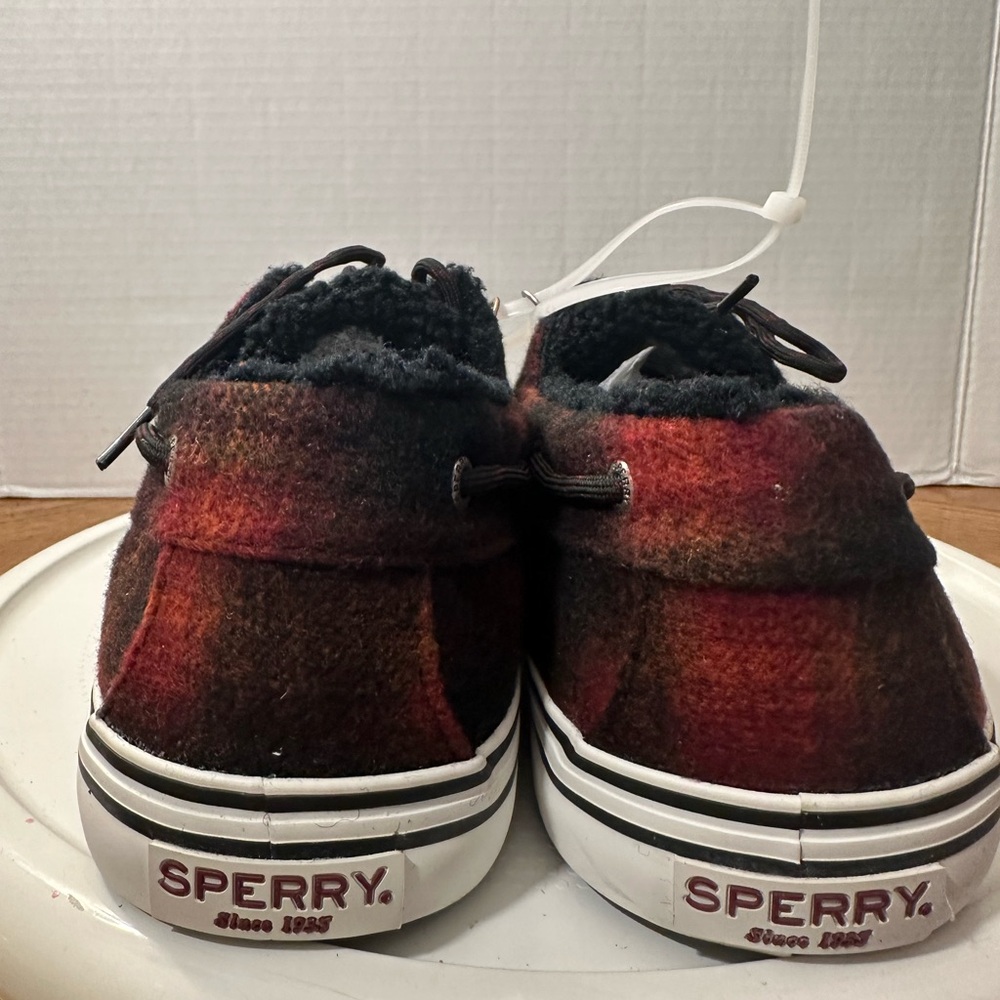 🆕Sperry Men's Buffalo Plaid Wool Sneakers - Picture 8 of 13
